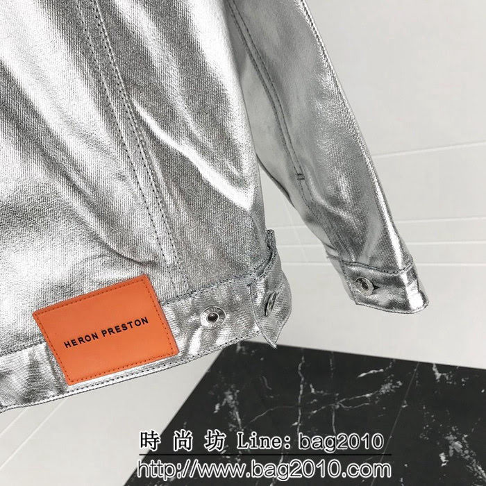 Heron Preston x NASA聯名款 美國太空宇航員系列 18秋冬新款 牛仔夾克 情侶款 ydi1312
